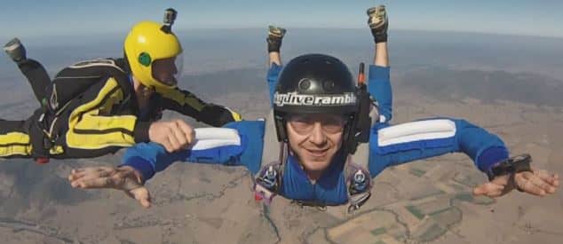 Skydiving instructor course
